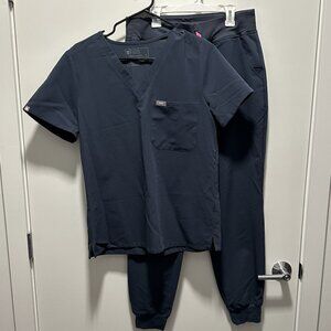 *SOLD, no longer available* Figs One Pocket Scrub Top & Zamora High Waisted